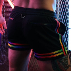 Breedwell Short Pure Pride Noir-Rainbow